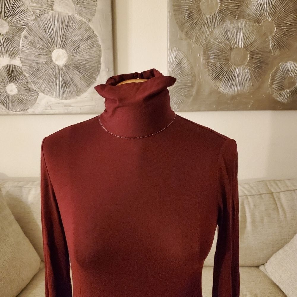 Lafayette 148 NY Dresden Long Sleeve Turtleneck - Picture 4 of 12